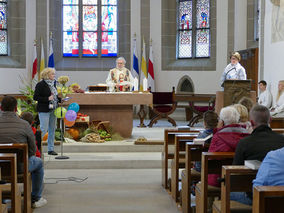 Familiengottesdienst zum Erntedankfest (Foto: Karl-Franz Thiede)